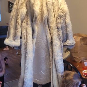 Beautiful full length faux fur winter coat Monterey Fashions-Made in the U.S.A